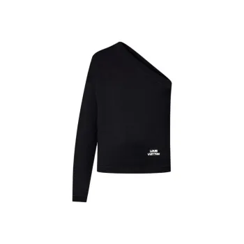 LOUIS VUITTON One-Shoulder Technical Knit Pullover