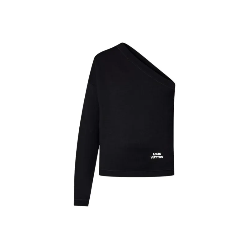 LOUIS VUITTON One Shoulder Technical Knit Pullover-0