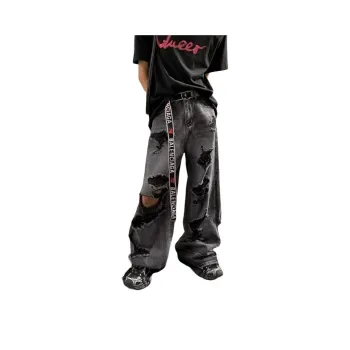 RVANGUARD Jeans Unisex Black Gray Color