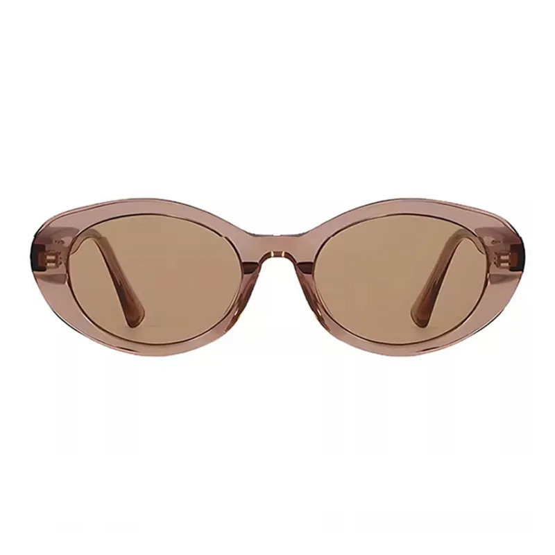 CAPONI Plate Frame Cat Eye Sunglasses Unisex-5