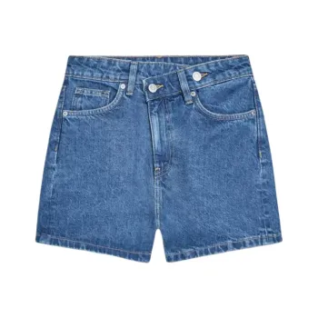 ZARA Trf Denim Shorts Women's Sea Blue
