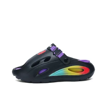 PAMASEN Beach Sandals Men Black Purple, Blue, Green, White Black