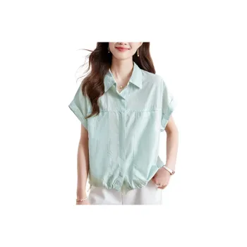 X MOOM Shirts Women's Lake Green