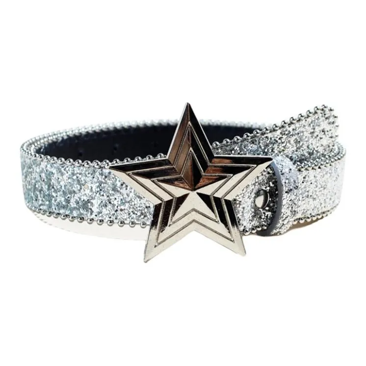 JEANSWEST PU Leather Belts Women's 2.8CM-0