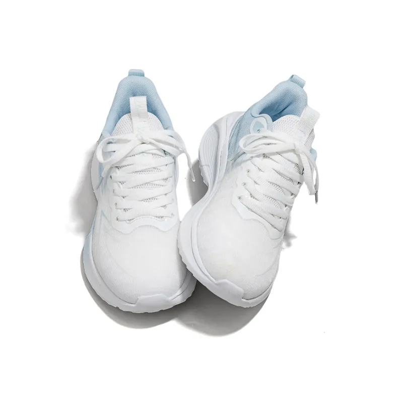 Warrior Low Top Running Shoes Women's White Blue-4
