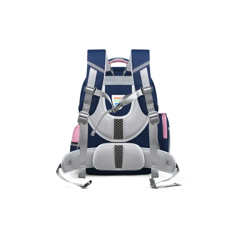 EDISON Repellent Oxford Cloth Backpack Student Backpack Kids' Royal Blue/Sky Blue/Pink/Purple-11