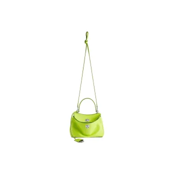 Balenciaga Rodeo Calfskin One Shoulder Handbag Mini Women's Apple Green