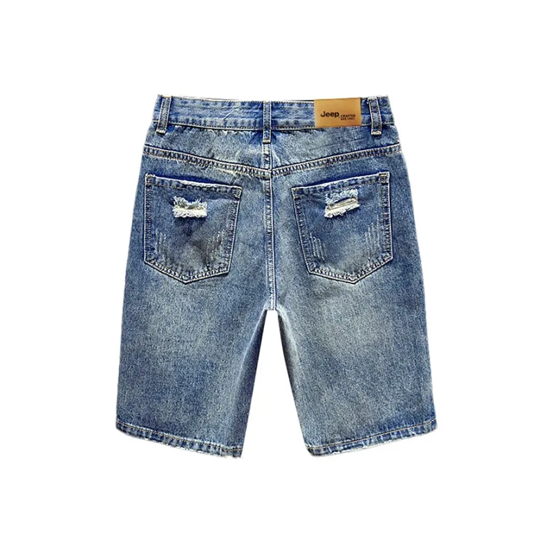 Jeep Denim Shorts Unisex Vintage Blue-1