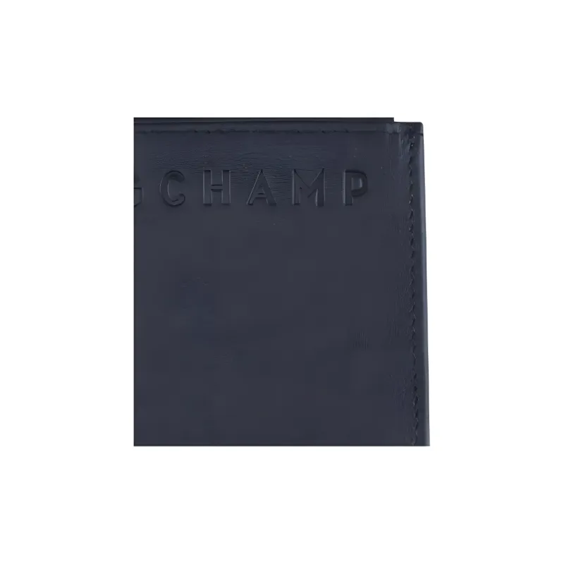 LONGCHAMP 3D Calfskin Wallet Men's Midnight Blue-2