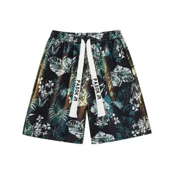 PASOK Casual Shorts Unisex PA013 Hawaii Green