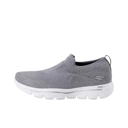 Skechers Go Walk Evolution Ultra Low Top Casual Shoes Women's Gray