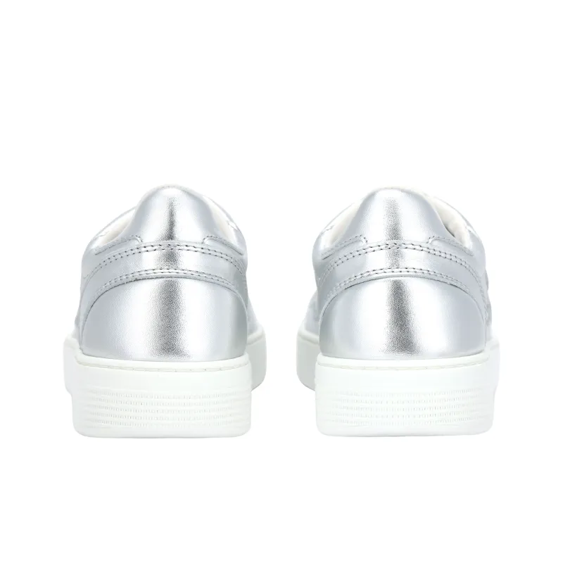 CHANEL Skateboard Shoes Women's Silver-3