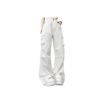 GOSO Cargo Pants Women's White