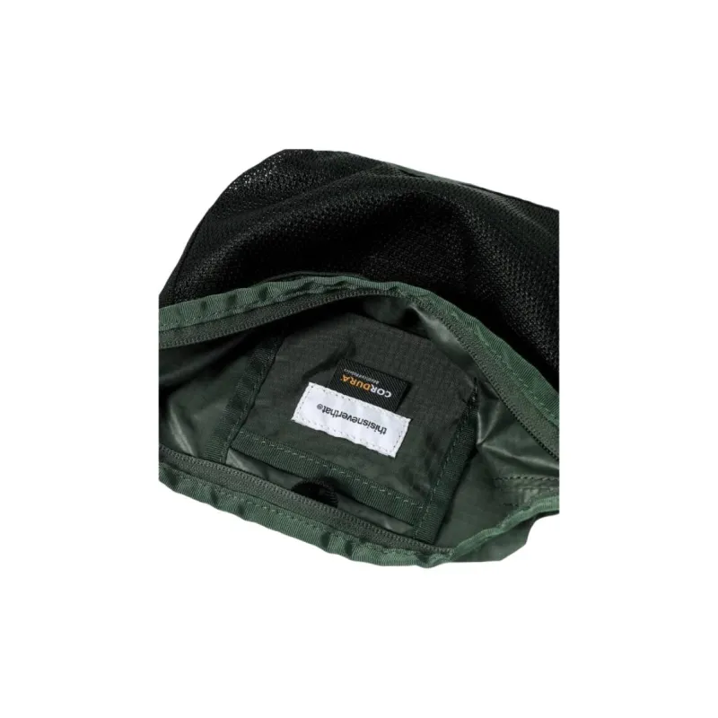Thisisneverthat Nylon Crossbody Bag, Shoulder Bag Mini Unisex Olive-2