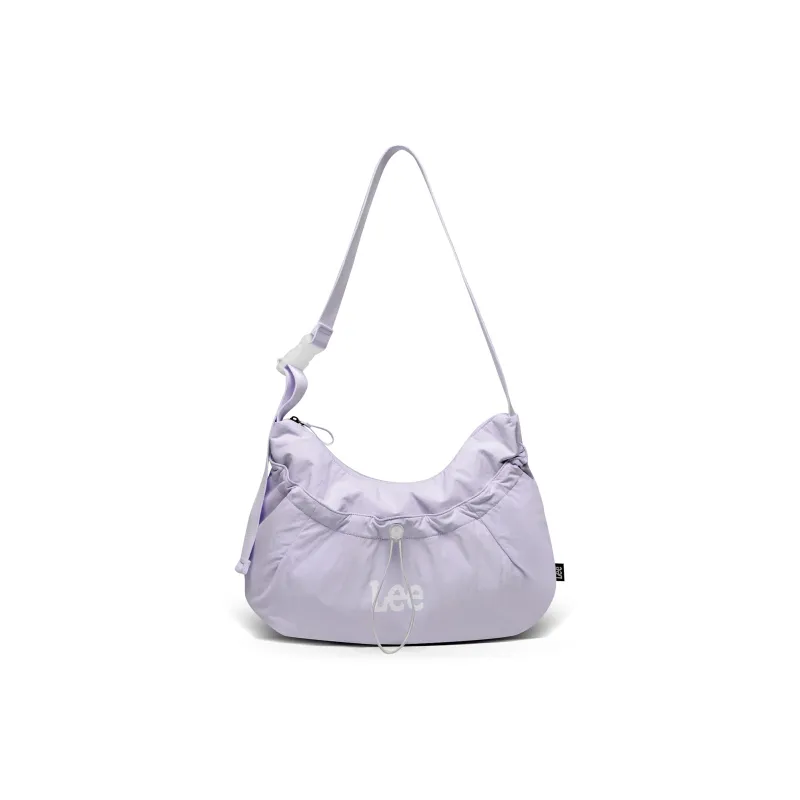Lee Fabric Shoulder Bag, Crossbody Bag Women's Cream White/Gray Green/Black-5