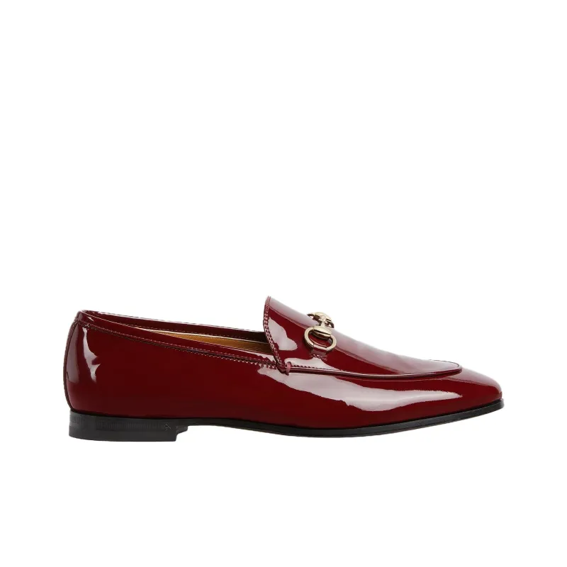 GUCCI Jordaan Casual Single Shoes Women's Red-1