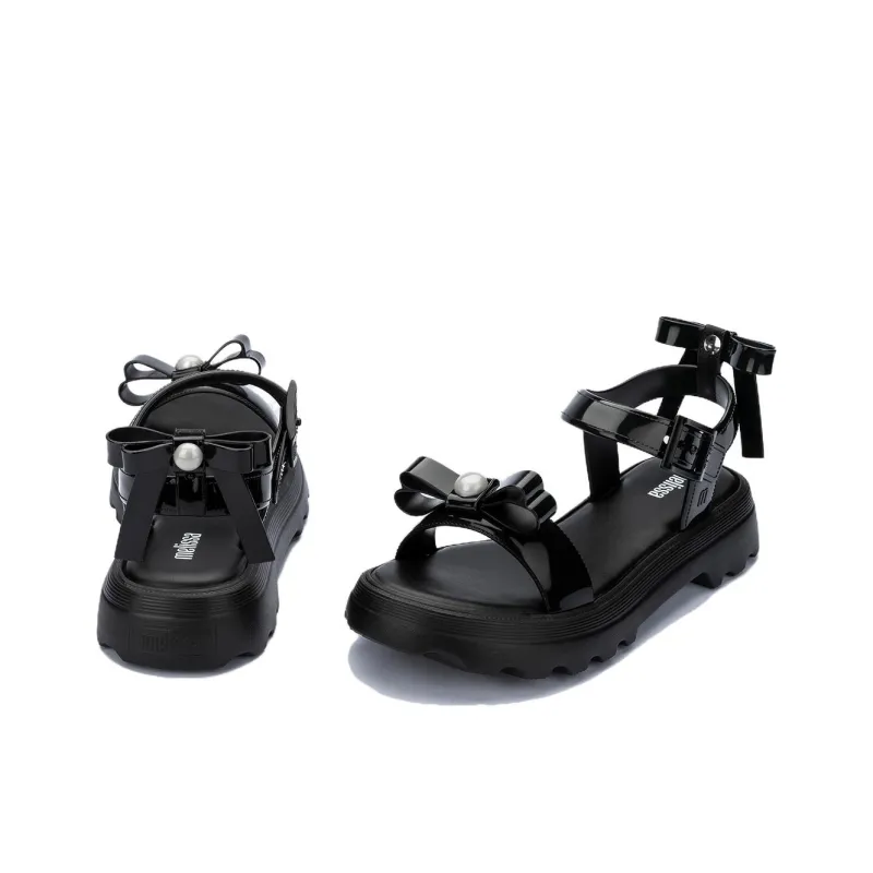 MELISSA GIRLBOW One Strap Sandals Women's Black-2