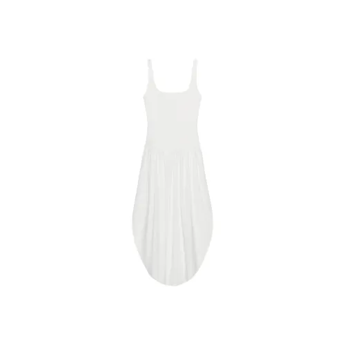 ZARA Sleeveless Dresses Women's Frosted White