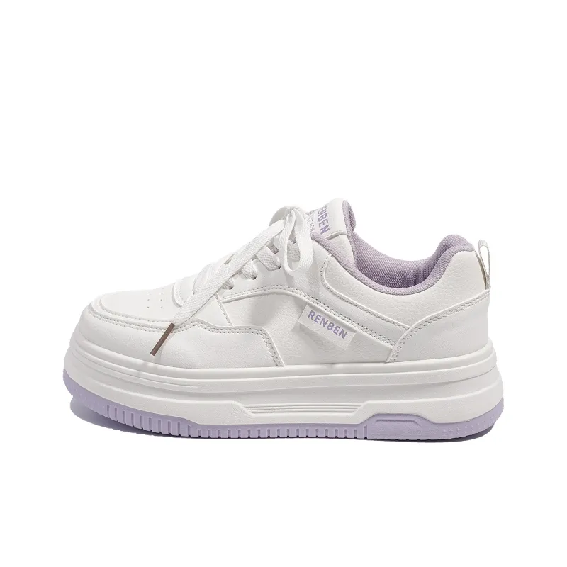 RENBEN Lightweight, Slip Resistant, And Abrasion Resistant Low Top Skateboard Shoes Women's-12