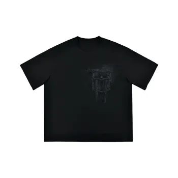 SINBOS T Shirts Men Tide Night Black