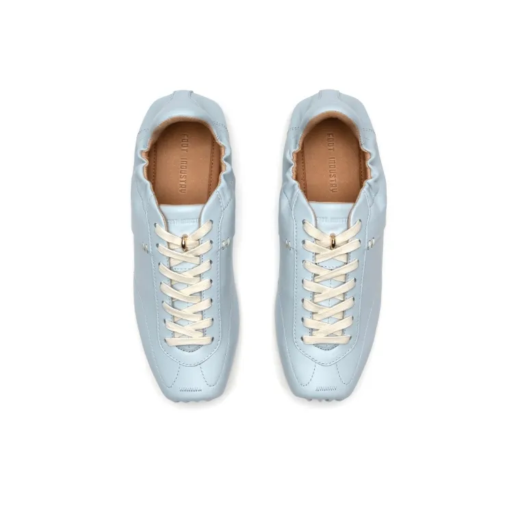 FOOT INDUSTRY Foot Industry Low Top Thin Sole German Army Trainers Unisex Light Sky Blue-3