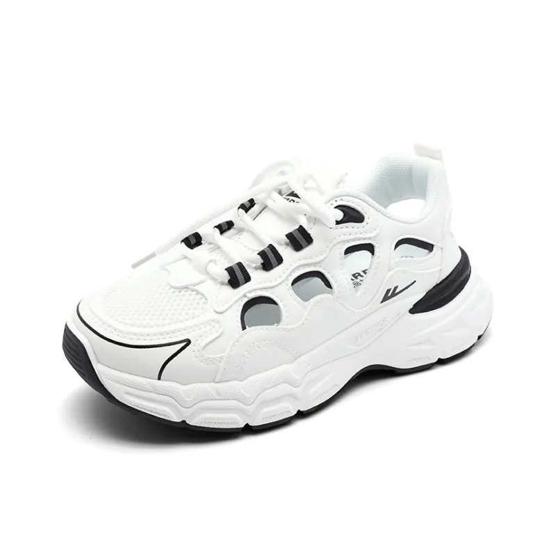 Warrior Slip Resistant Breathable Abrasion Resistant River Trekking Shoes Women's White Black-1