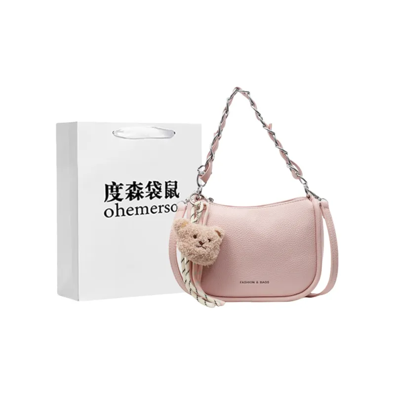 Dusen Kangaroo PU Shoulder Bag Regular Women's Multicolor-20