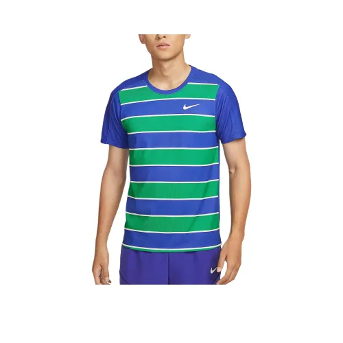 Nike Court SlamDri FIT ADV Tennis Top Men's Midnight Blue/White
