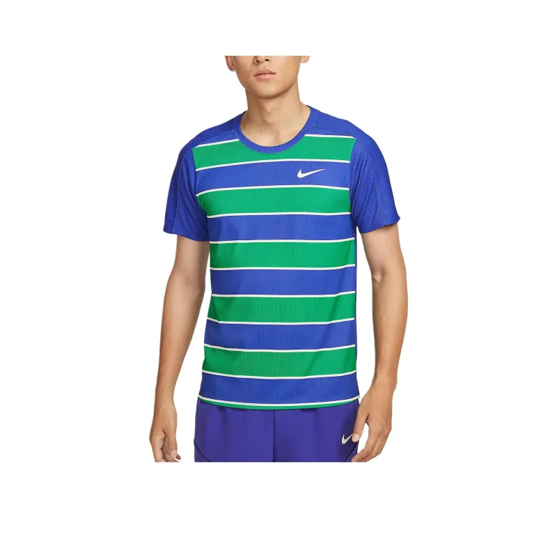 Nike Court SlamDri FIT ADV Tennis Top Men's Midnight Blue/White-0