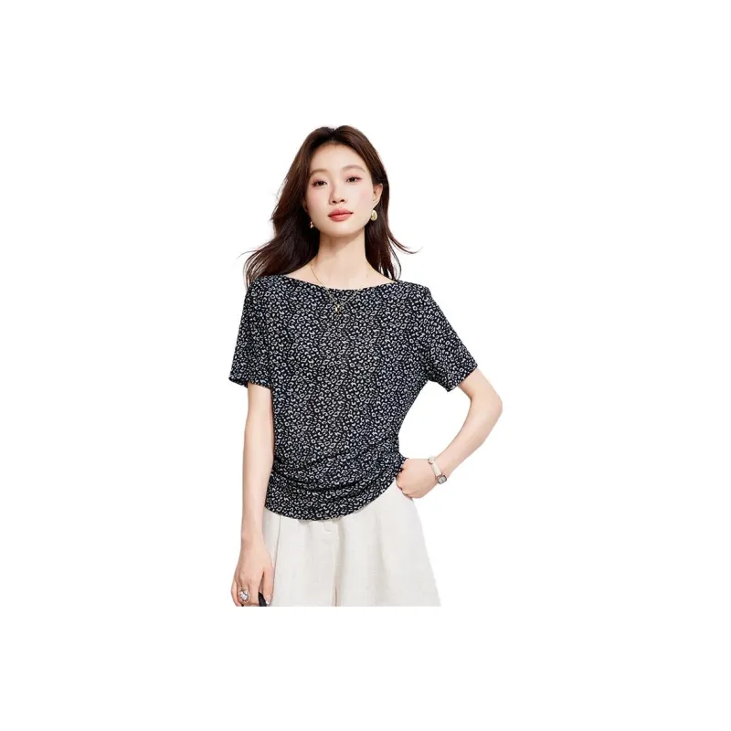 PIERRE CARDIN T Shirts Women's Panther Print-0