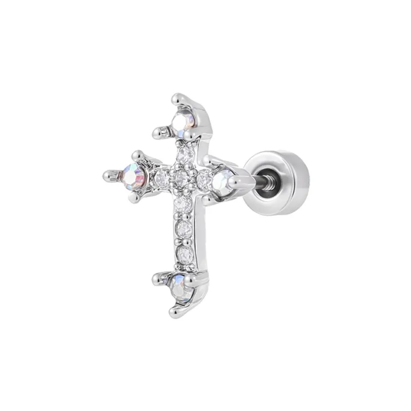 MISS XIA JWY Titanium Steel Stud Earrings Unisex-0