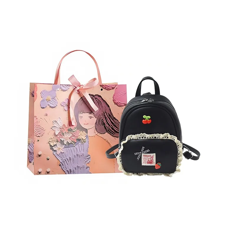 PARK DANCE PU Backpack Regular Women's Multicolor-4