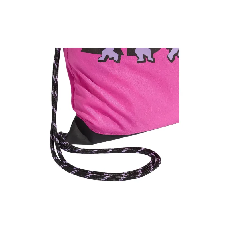 Adidas Jeremy Scott Collaboration Recycled Polyester Backpack Unisex Transparent Purple & Red & Black-1