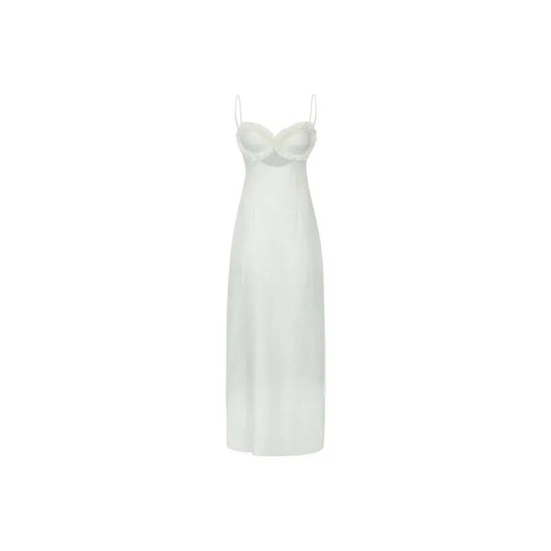PRONOUNCE Slip Dresses Women's White-0