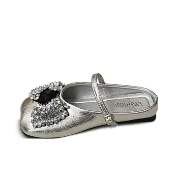 Betu Rubber Sole Abrasion Resistant Closed Toe Slippers Women's