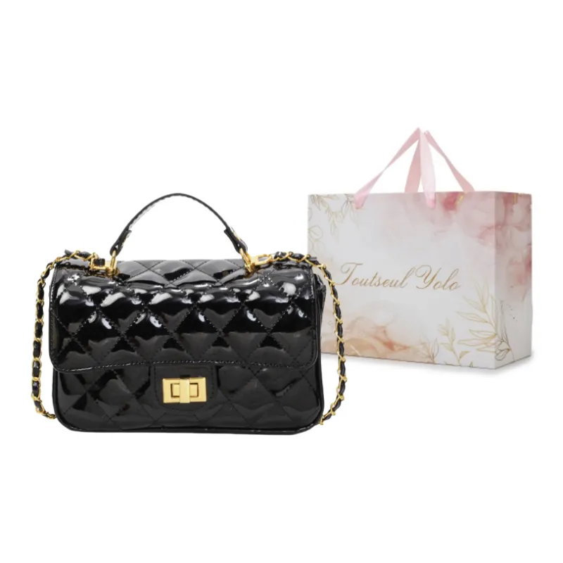 TOUTSEUL YOLO PU Handbag Women's Ecru/Yellow/Black/Burgundy/Pink-29