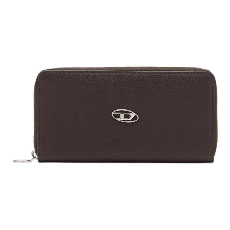 DIESEL Cow Leather Wallet Tubas Men's Brown-0