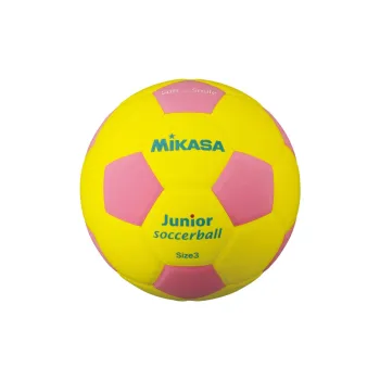 MIKASA Size 3 Soccer Kids' Yellow Pink
