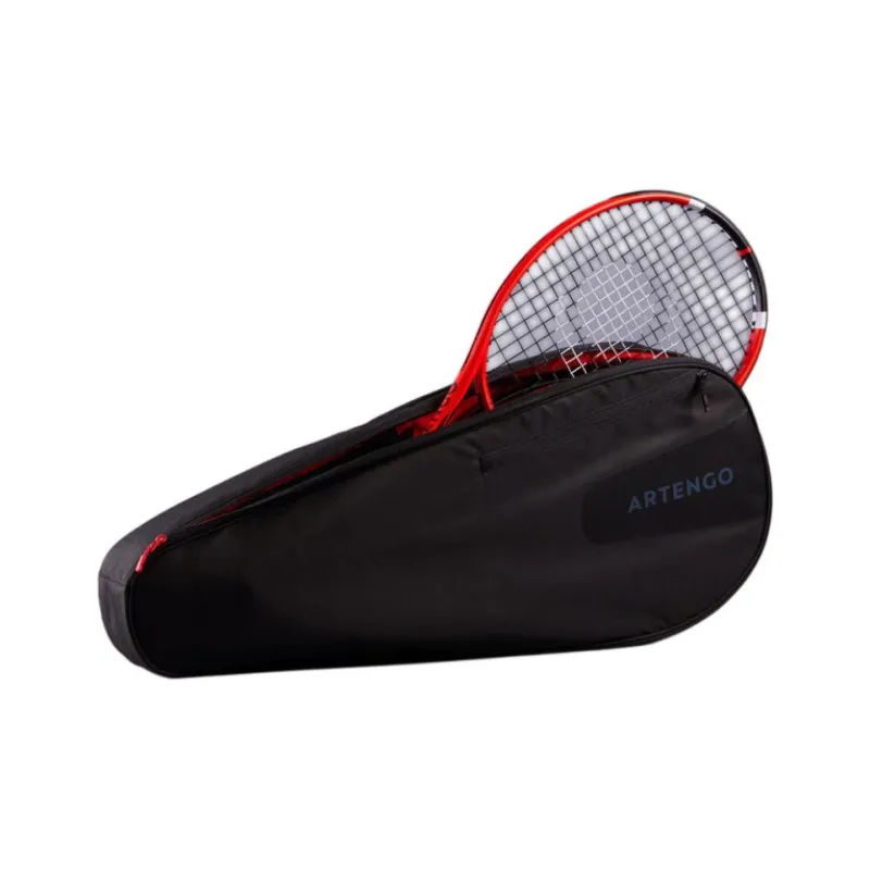 DECATHLON Polyester Tennis Bag Travel Storage Bag Men's Black-4