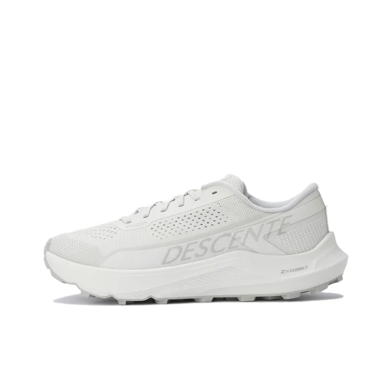 DESCENTE Somat Anti Slip Wear Resistant Low Top Running Shoes Unisex White-0