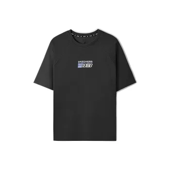 Skechers SS25 T Shirt Men's Carbon Black 0018