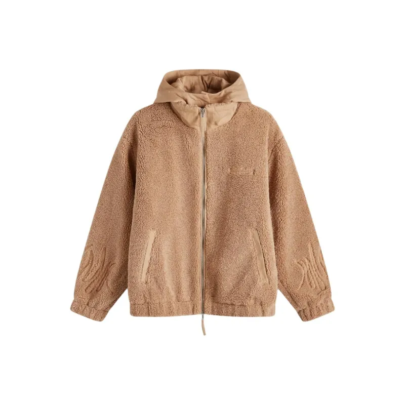 HOUSE OF SUNNY Velvet feel Coat Women's Khaki-0