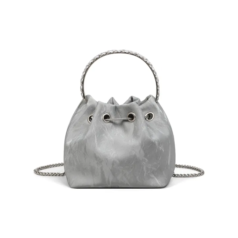PT'SON Synthetic Leather Bucket Bag, Shoulder Bag, Crossbody Bag Regular Women's Multicolor-19
