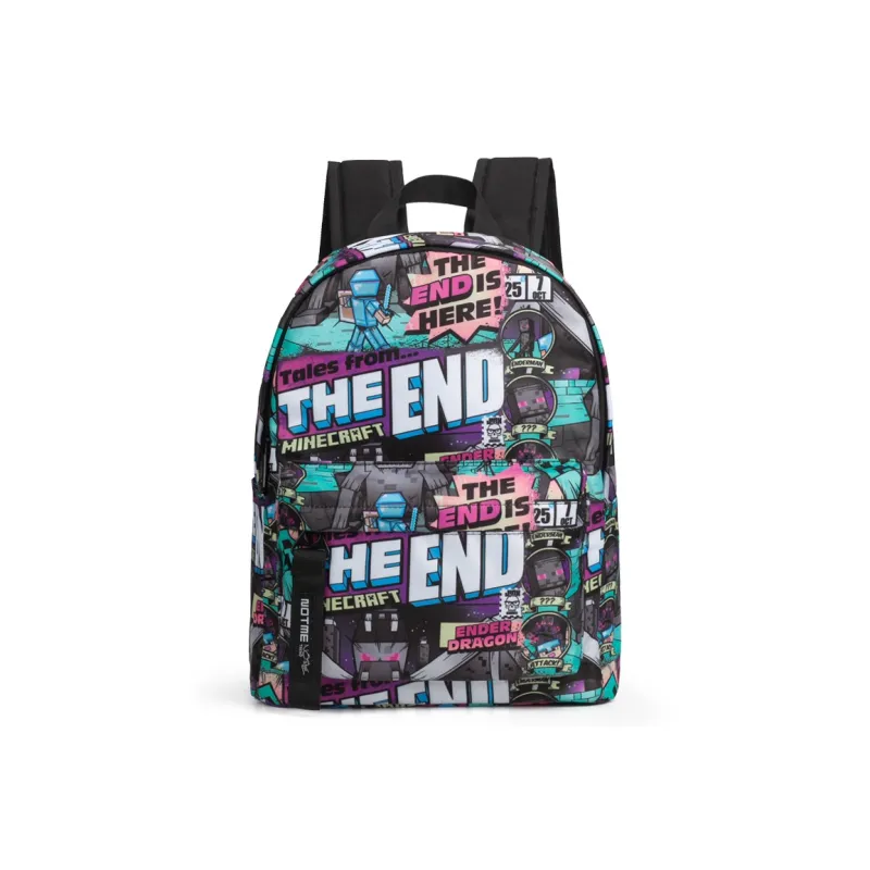 NOT ME Polyester Backpack Unisex Tech Black-0
