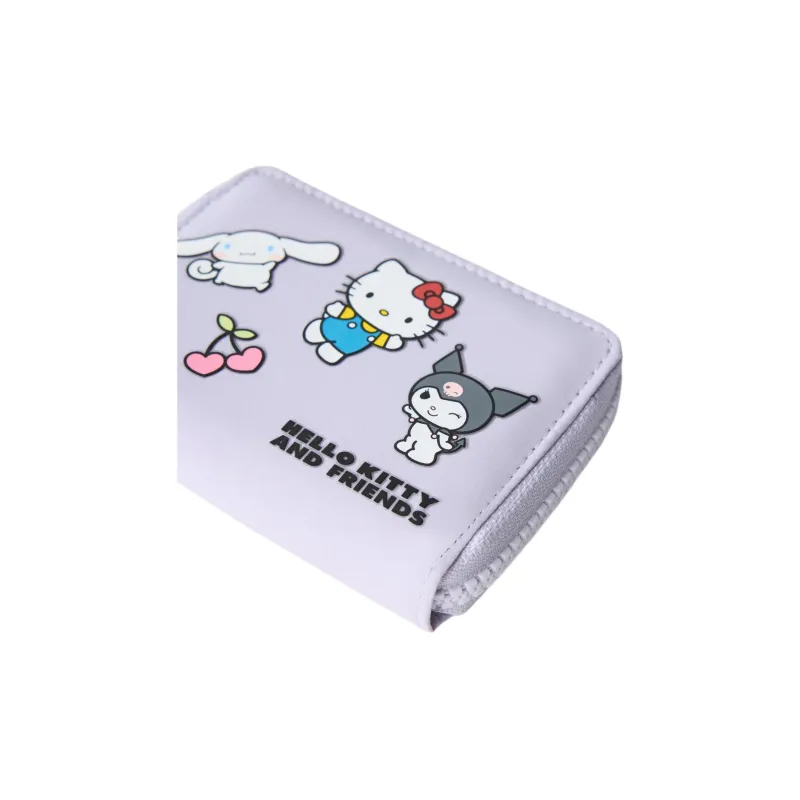 ZARA Sanrio, Collaboration Polyamide Wallet Women's Nude Purple-5