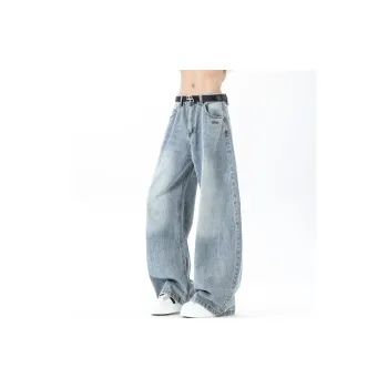 Double Dealer Jeans Unisex Blue
