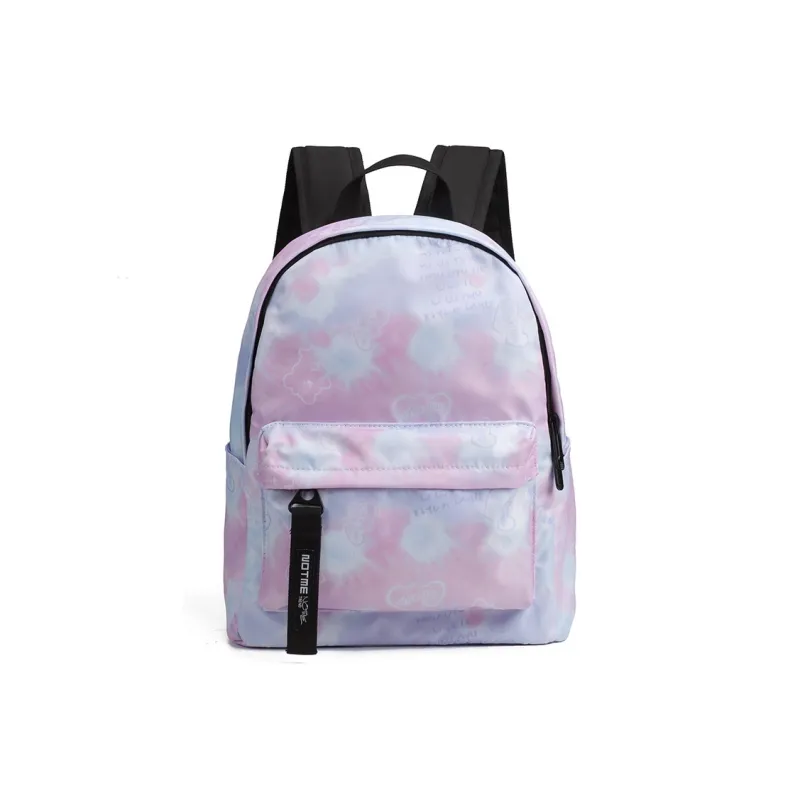 NOT ME Polyester Backpack 14 Inch Laptop Backpack Regular Unisex Romantic Pink-1