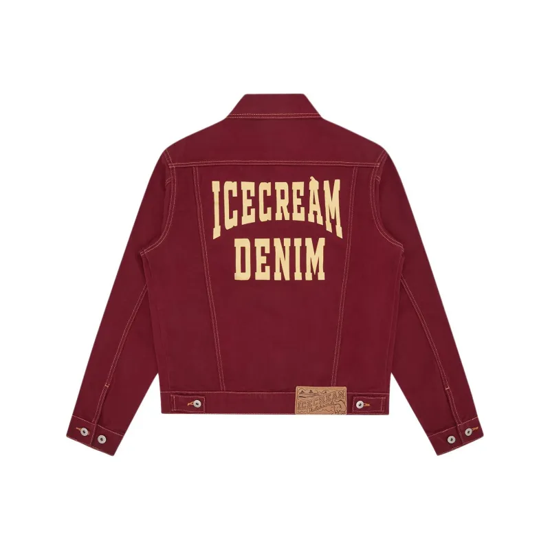 Ice Cream Jackets Unisex Burgundy Red-0