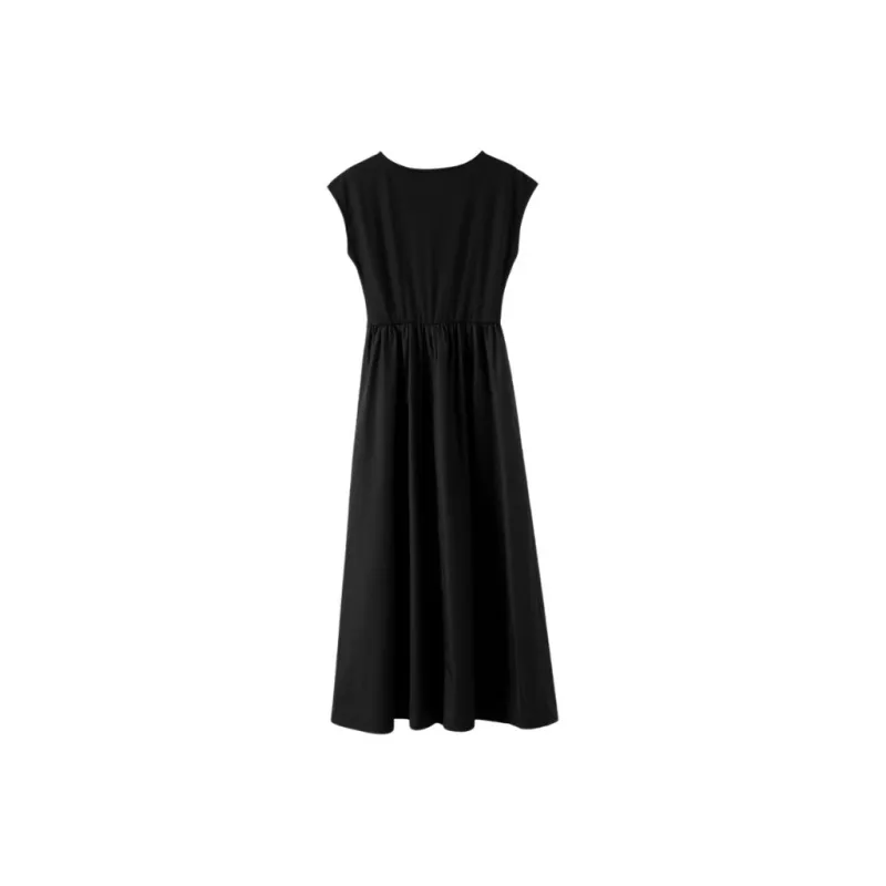 Late White Short Sleeved Dress Women's-1