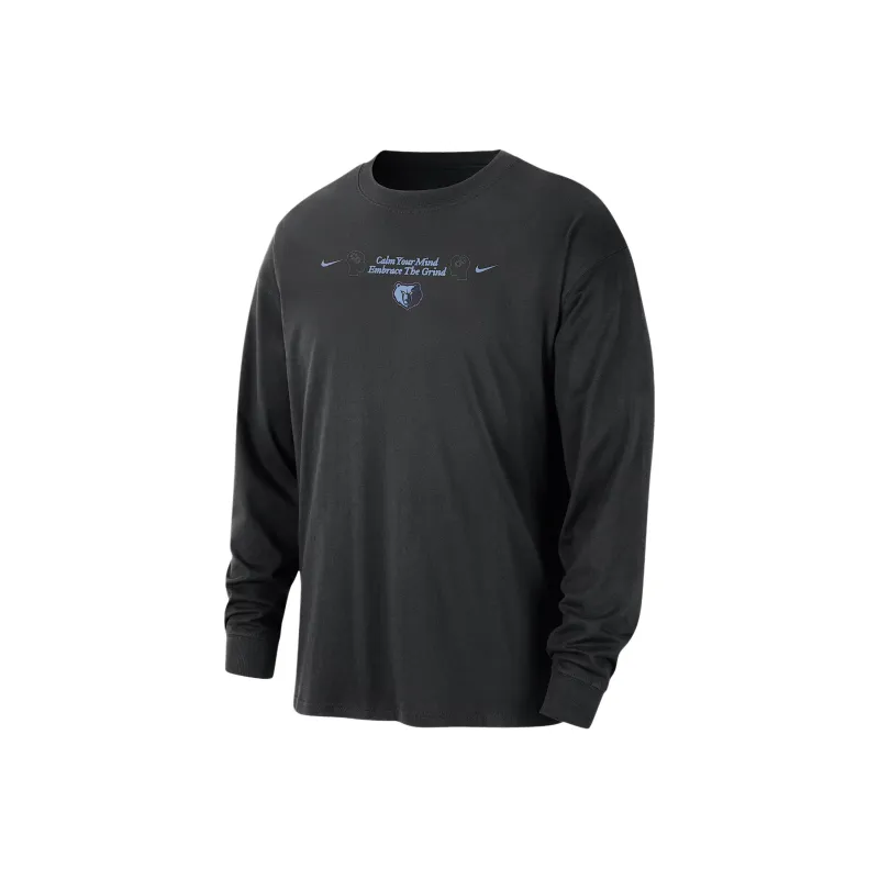 Nike Memphis Grizzlies Courtside Men's Nike Nba Max90 Long Sleeve T Shirt-0